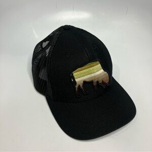 Local Crowns striped buffalo hat one size